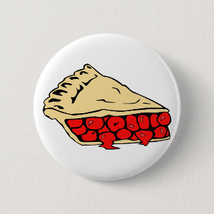 luscious cherry pie 2 inch round button