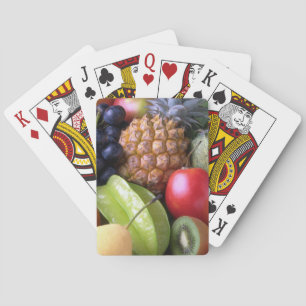 Luscious Fruits Personalized Playing Cards