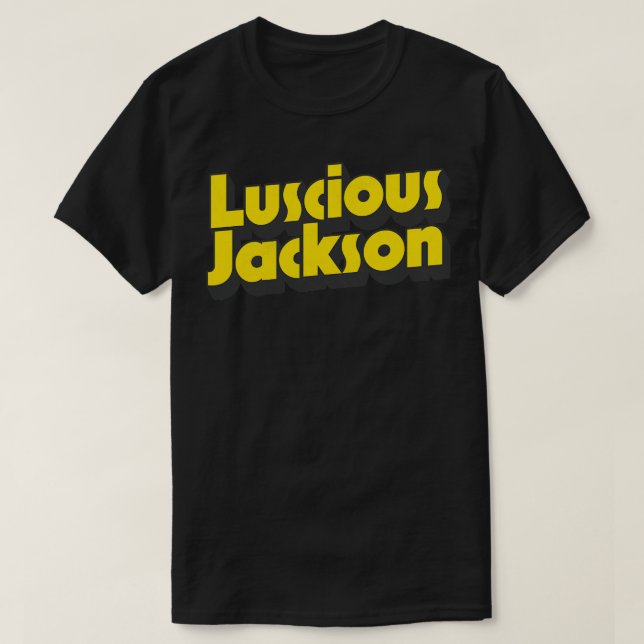 Luscious Jackson 90s Style Fan Design 2 T-Shirt (Design Front)