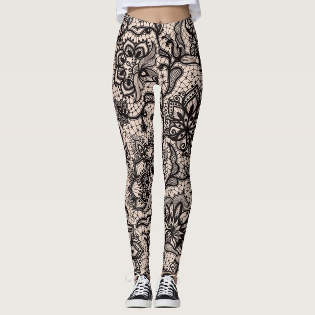 Luscious Lace Leggings (Front)