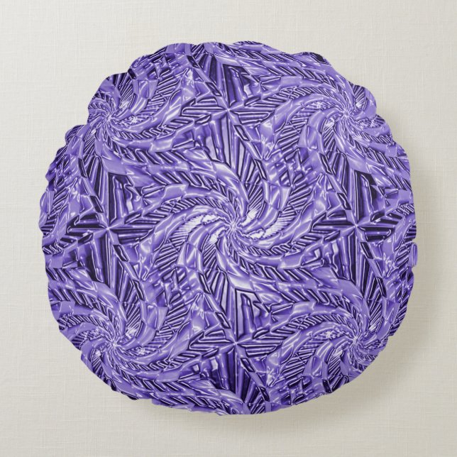 Luscious Lavender.... Round Pillow (Front)