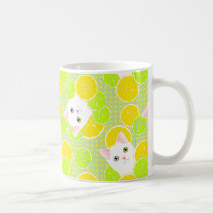 Luscious Lemonade Kitty Cat Sunny, Cheerful, Cute! Coffee Mug