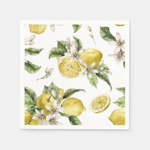 Luscious Lemons Bridal Shower Napkin