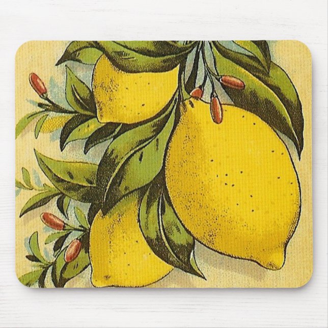 Luscious Lemons Mouse Pad (Front)