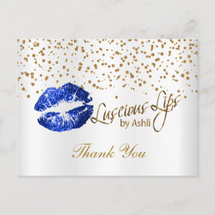 Luscious Lips - Thank you Postcard