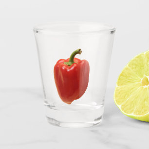 Luscious Red Pepper Shot Glass
