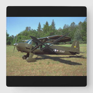 Luscombe, T-8F, 1948_Classic Aviation Square Wall Clock