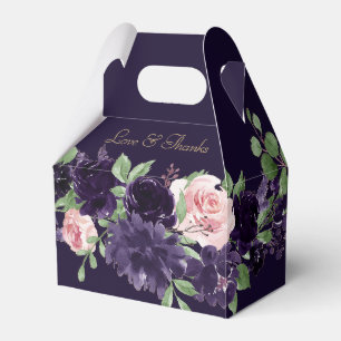 Lush Blossom Purple and Pink Love and Thanks Favor Box
