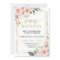 Lush blush pink floral roses gold vow renewal