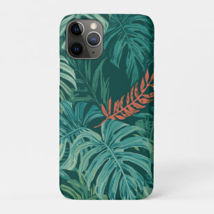 Lush Emerald Jungle Print iPhone 11 Pro Case