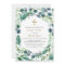Lush Eucalyptus Frame Gold Cross Boy Baptism