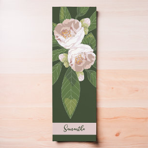 Lush Flower and Greenery Elegant Yoga Mat