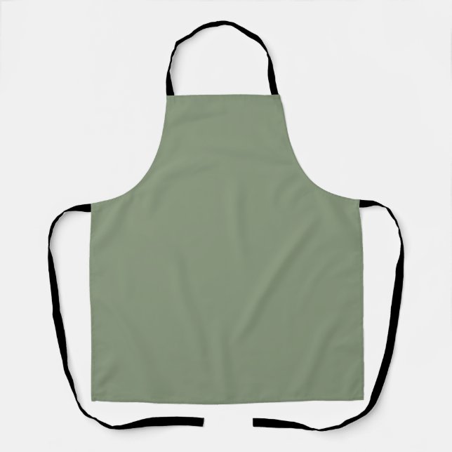 Lush Garden Green Solid Colour Laurel Tree S390-5 Apron (Front)