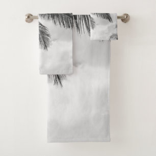 Lush Glam Palm Trees 1 Bath Towel Set