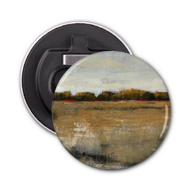 Lush Green Countryside Landscape Bottle Opener (Front)