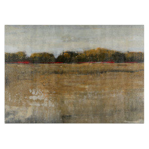 Lush Green Countryside Landscape Cutting Board