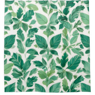 Lush Green Foliage Pattern