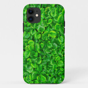 Lush Green Leaves iPhone 11 Case