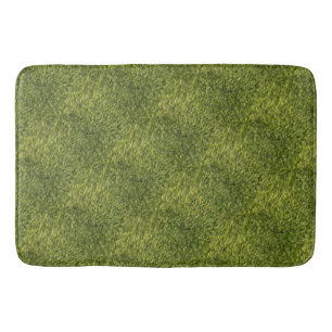 Lush Green Moss Bath Mat