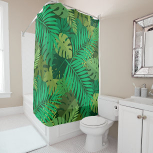 Lush Green Tropical Jungle Foliage