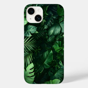 Lush Green Tropical Leaves Case-Mate iPhone 14 Case