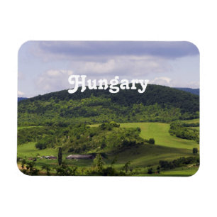 Lush Hungary Landscape Magnet