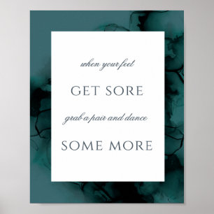 Lush Ink flip flop wedding sign