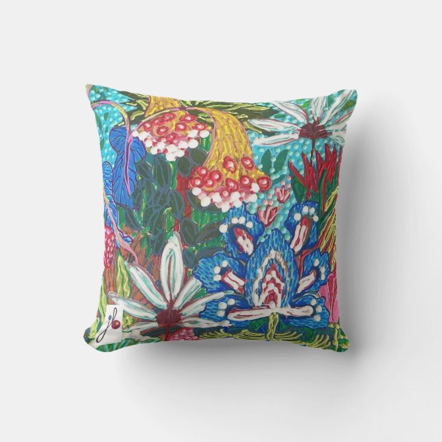Lush Life Outdoor Pillow (Front)