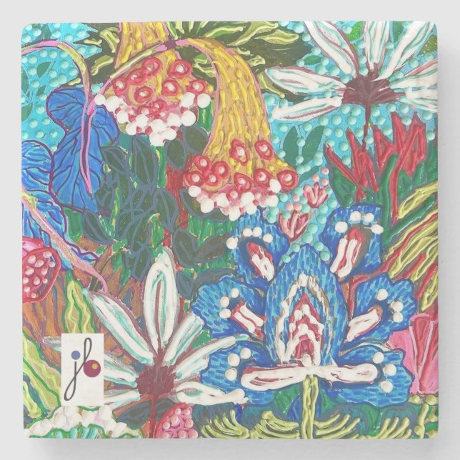 "Lush Life"  Stone Coaster (Front)