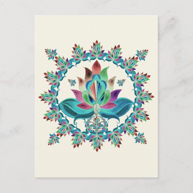 Lush Lotus Postcard (Front)