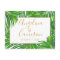 Lush Modern Tropical Palm Leaves Save the Date