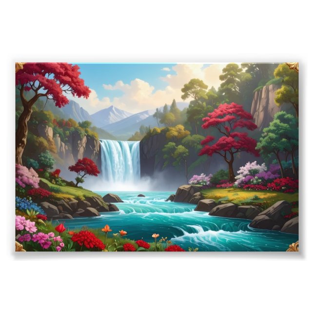 Lush" "Nature Fantasy Art Print (Front)