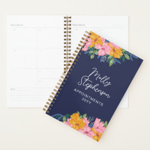 Lush Yellow Pink Floral Arrangements Name Planner
