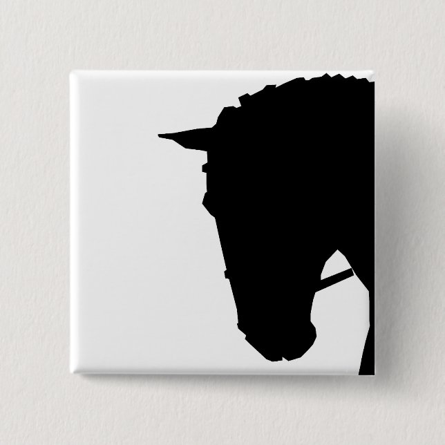Lusitano 2 Inch Square Button (Front)