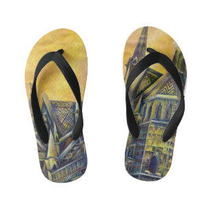 Lust in Space Kid's Flip Flops