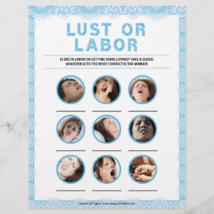 Lust Or Labour [Luxury Lace [Blue]] Letterhead