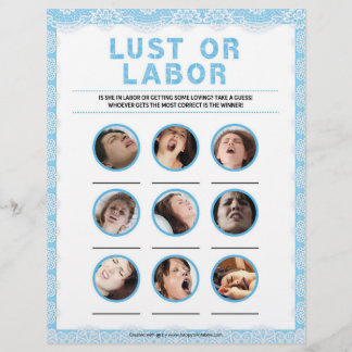Lust Or Labour [Luxury Lace [Blue]] Letterhead