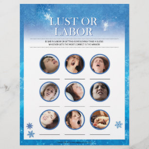 Lust Or Labour [Snowy Blue] Letterhead