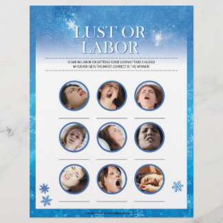 Lust Or Labour [Snowy Blue] Letterhead