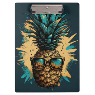 Lustiges Ananas Obst Clipboard