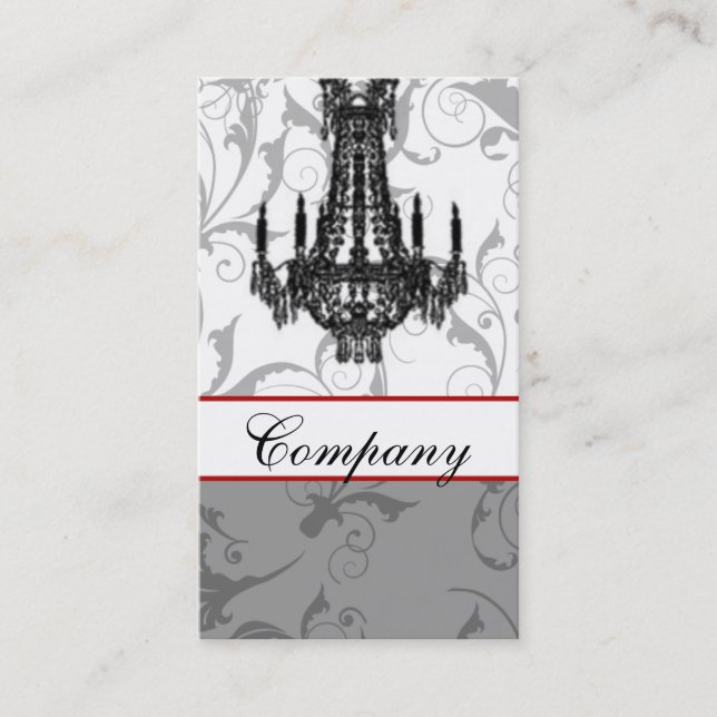 lustre Carte de visite chic (Devant)