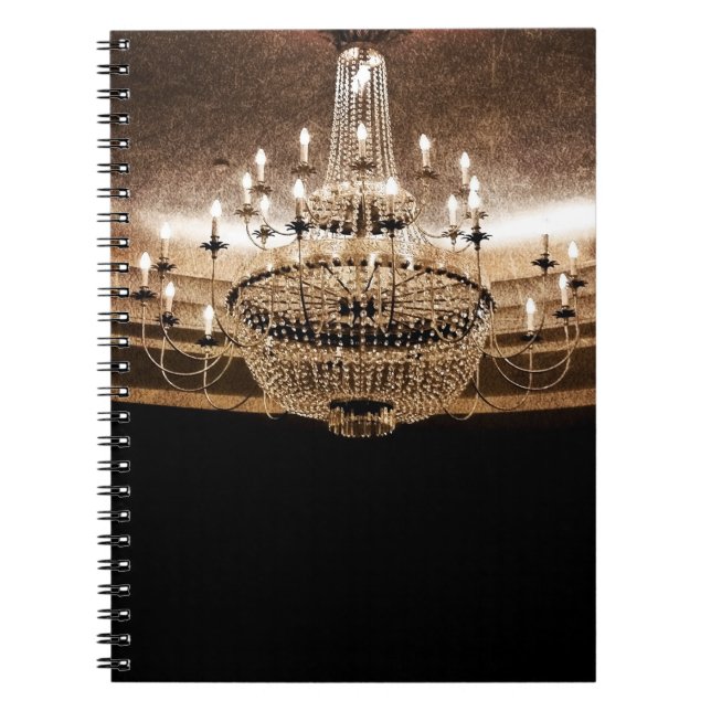 Lustre en cristal Dazzle Glitz Glam Note Livre (Devant)