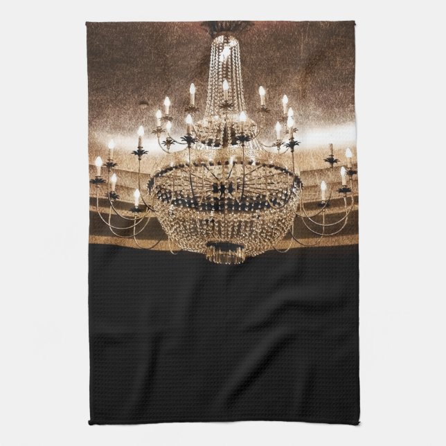Lustre en cristal Dazzle Glitz Serviette cuisine (Vertical)