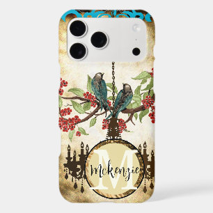 Lustre Monogram Fleur de Cerisier Oiseaux iPhone