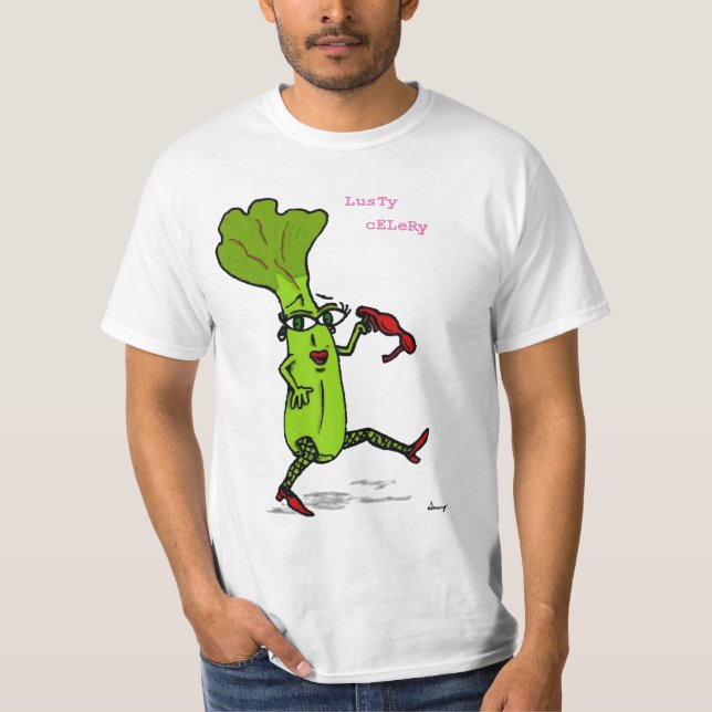 Lusty Celery Mens Value T-Shirt (Front)