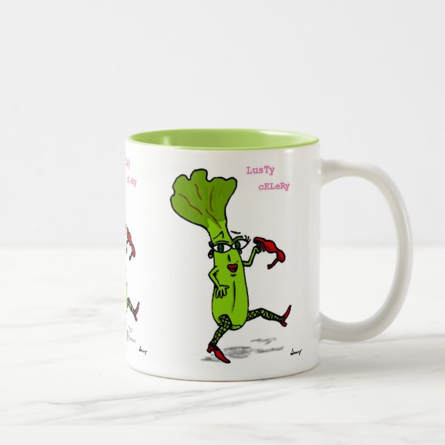 Lusty Celery Mug (Right)
