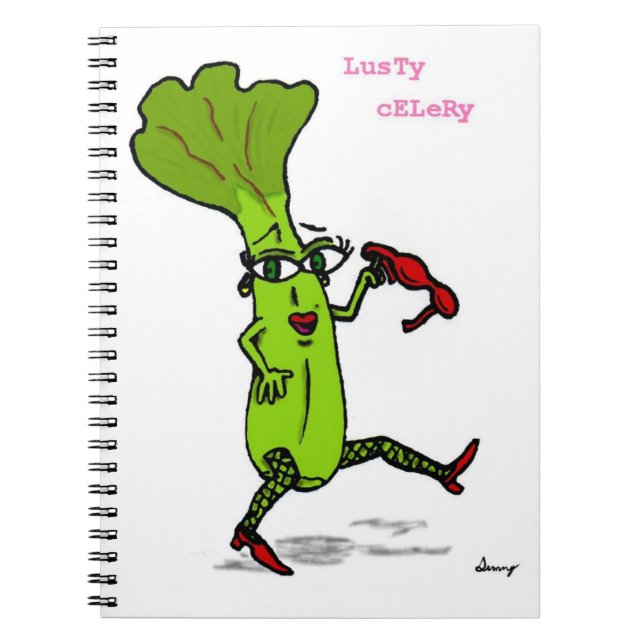 Lusty Celery Notebook (Front)