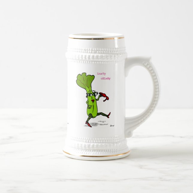 Lusty Celery Stein (Right)