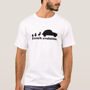 Lusy classic car 2cv French Evolution T-shirt