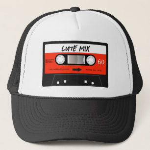 Lute Mixtape Retro Red Vintage Cassette Tape Trucker Hat